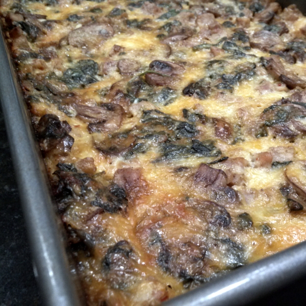Spinach-Mushroom Brunch Casserole