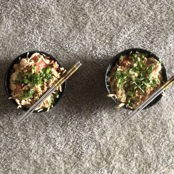 Udon Peanut Butter Noodles