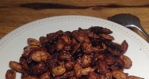 Spiced Maple Pumpkin Seeds