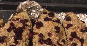 Stuffed Eggplant with Israeli Couscous