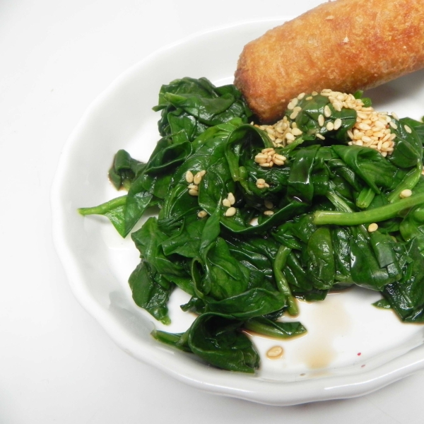 Vegan Japanese Spinach Salad