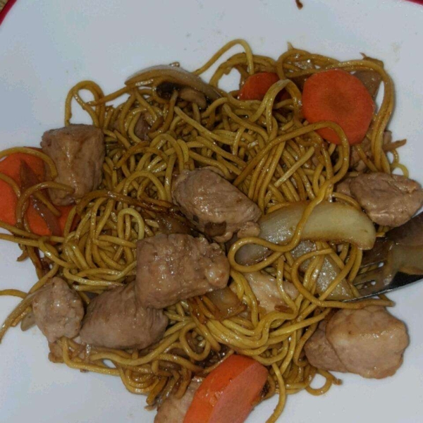 Ginger Pork Stir Fry (with Mushroom)