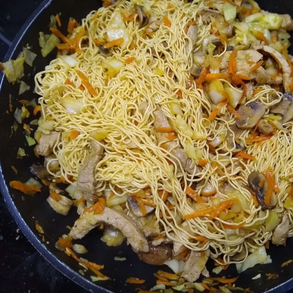 Ginger Pork Stir Fry (with Mushroom)