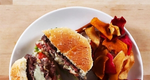 Blue Cheese Fig Burgers