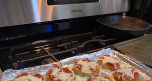 Flourless Eggplant Pizza