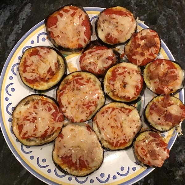 Flourless Eggplant Pizza