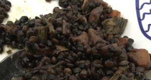Braised Black Lentils
