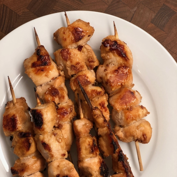 Tahini Chicken Skewers