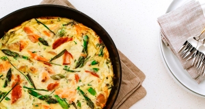 Smoked Salmon-Asparagus Frittata