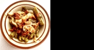 Easy Canned Green Beans, Mushrooms, and Bacon