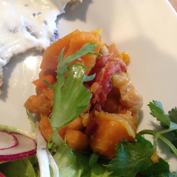 Vegan Butternut Squash and Chickpea Curry