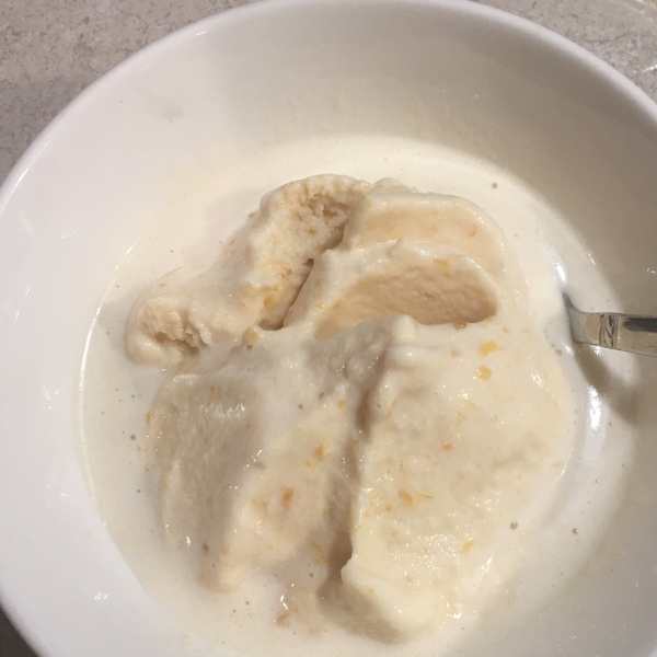Georgia Peach Homemade Ice Cream