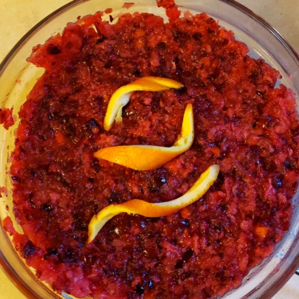 Easy Cranberry Orange Relish