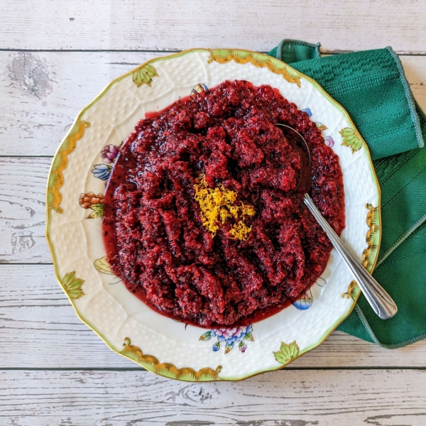 Easy Cranberry Orange Relish