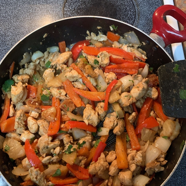 Chicken Pineapple Fajitas