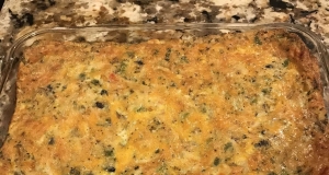 Cheesy Vegetarian Egg Bake