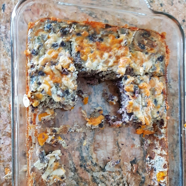 Cheesy Vegetarian Egg Bake