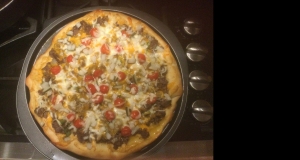Easy Cheeseburger Pizza