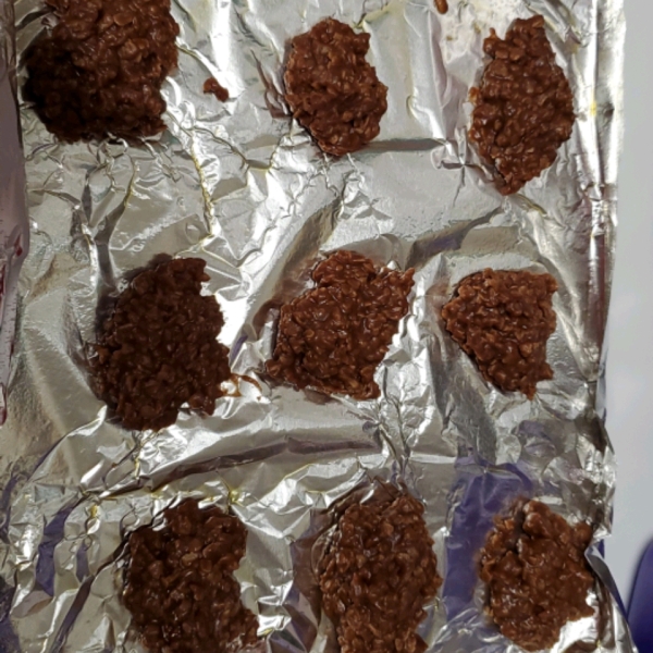 Chocolate - Peanut Butter No Bake Cookies