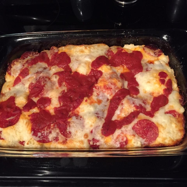 Gluten-Free Impossibly Easy Pizza Bake