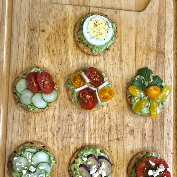 Avocado Ricotta Crostini