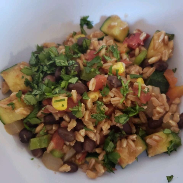 Vegetarian Farro Skillet