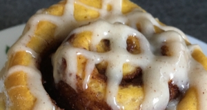 Pumpkin Cinnamon Rolls with Cream Cheese Frosting