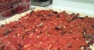 Pan Pizza with Chicken and Pineapple