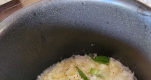 Microwave Corn Cheese Grits in a Mug