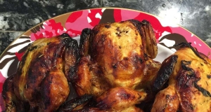 Grilled Game Hens with Blood Orange and Rosemary