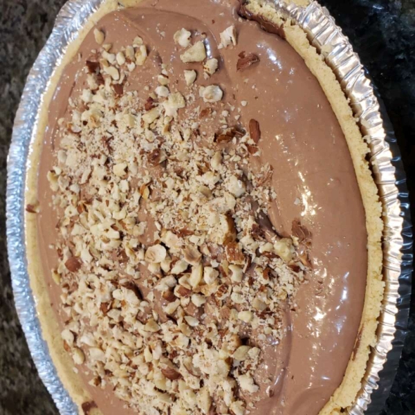 Easy No-Bake Nutella Pie
