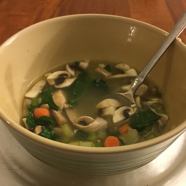 Lemon Ginger Chicken Noodle Soup