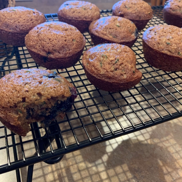 Blueberry Zucchini Muffins