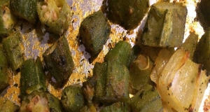 Super Easy Oven-Roasted Okra