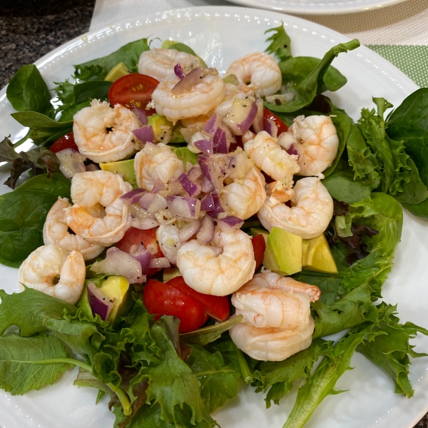 Quick Shrimp and Lime Salad for Two