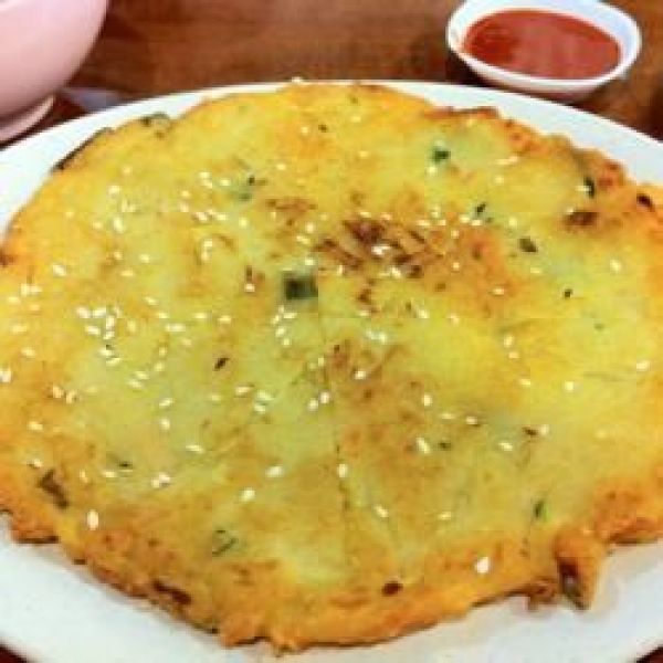 Buffalo Wing Potato Pancakes