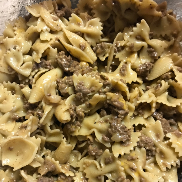 Beefy Cheesy Pasta