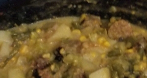 Cheddar Bratwurst Stew