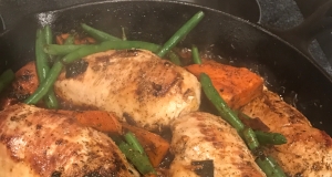 Golden Chicken and Autumn Vegetables