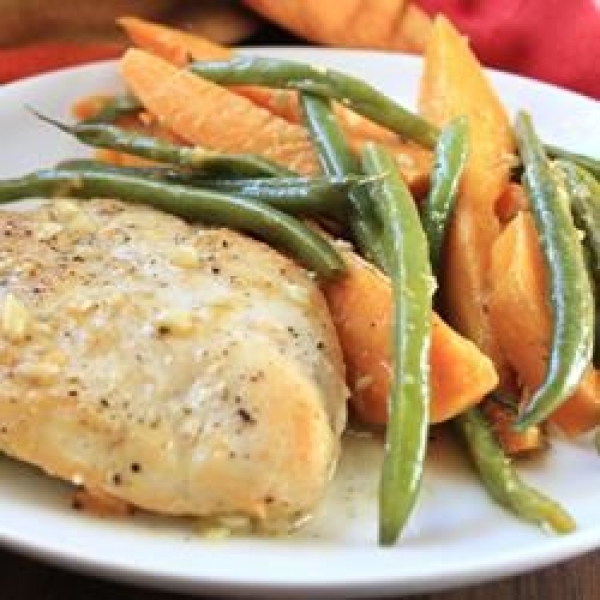 Golden Chicken and Autumn Vegetables