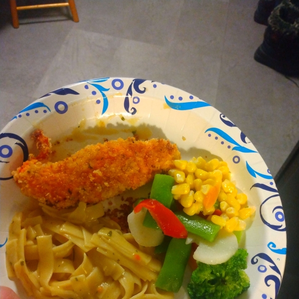 Oven Fried Parmesan Chicken