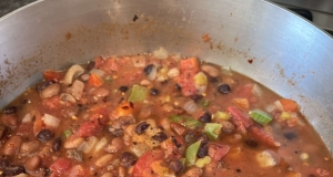 Vegetarian Bloody Mary Bean Chili