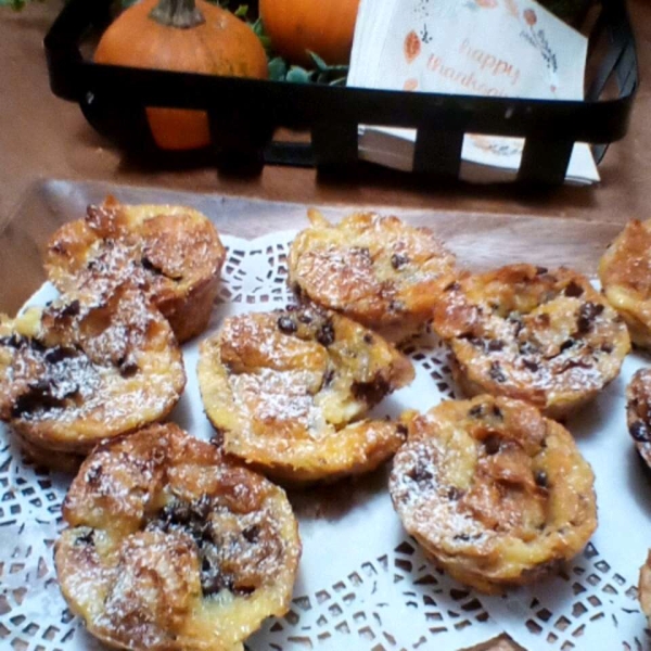 Chocolate Croissant Bread Pudding