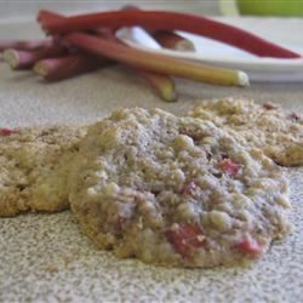 Rhubarb Drop Cookies