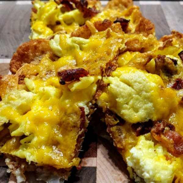 Hash Brown Breakfast Pizza