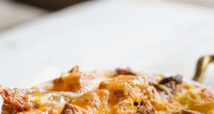 Savory Sausage Sun-Dried Tomato and Pumpkin Bread Pudding