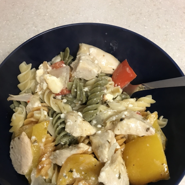 Sheet Pan Chicken Breast with Feta and Vegetables
