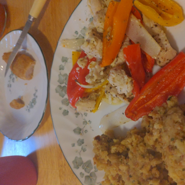 Sheet Pan Chicken Breast with Feta and Vegetables