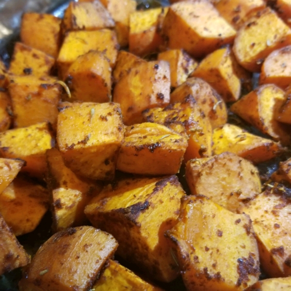 Cajun Style Baked Sweet Potato
