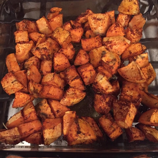 Cajun Style Baked Sweet Potato